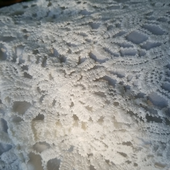 White Lace Halter Romper - Picture 6 of 11